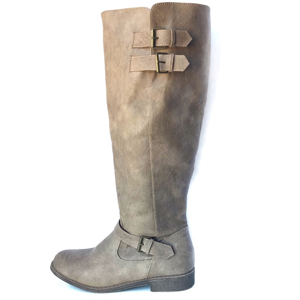 Just Fab Jurnee Flat Riding Tall Boot Woman’s 10
